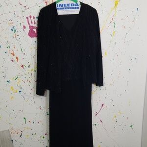 Nice long women's two-piece dress